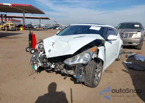 2012 Hyundai Veloster Base W/Gray z USA, uszkodzony, nr VIN KMHTC6AD7CU053764